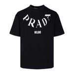 Print Collar T Shirt