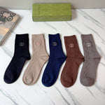 5-Pair Comfort Socks Set (1 BOX)-35