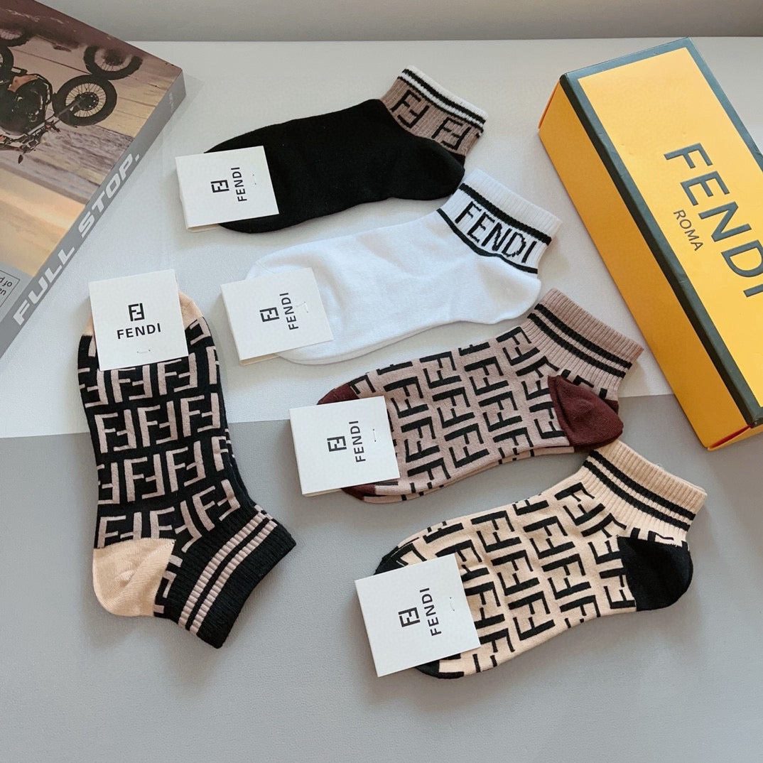 5-Pair Comfort Socks Set (1 BOX)-37