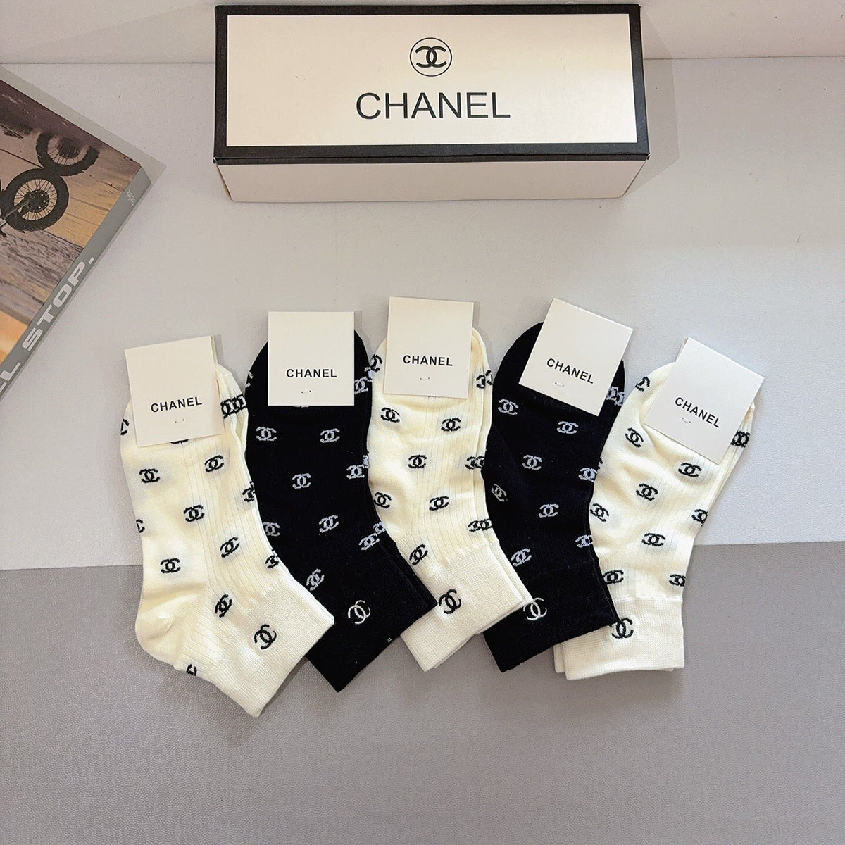 5-Pair Comfort Socks Set (1 BOX)-39