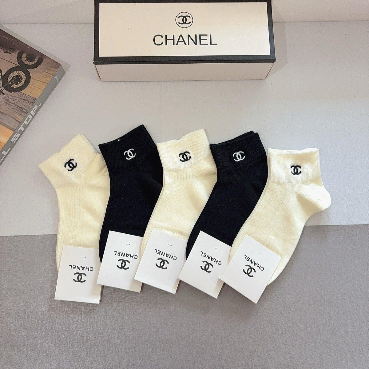 5-Pair Comfort Socks Set (1 BOX)-42
