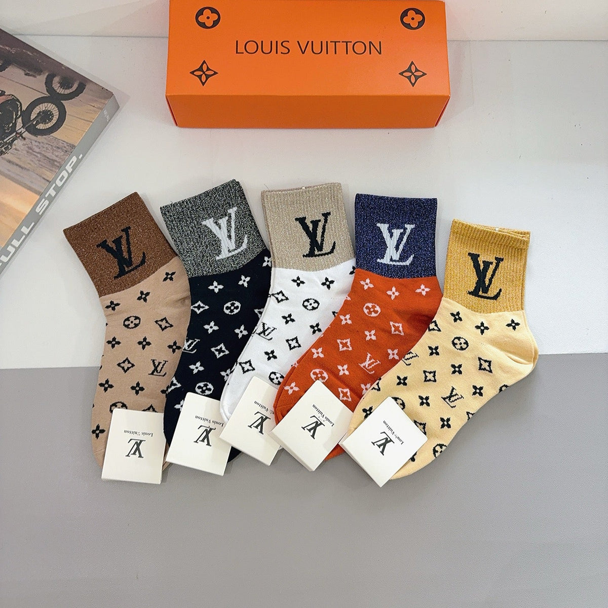 5-Pair Comfort Socks Set (1 BOX)-43
