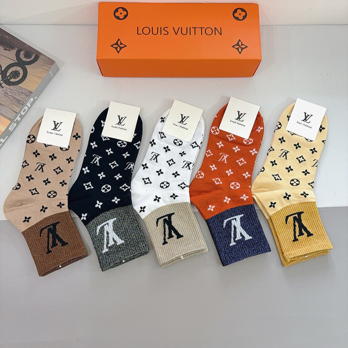 5-Pair Comfort Socks Set (1 BOX)-43