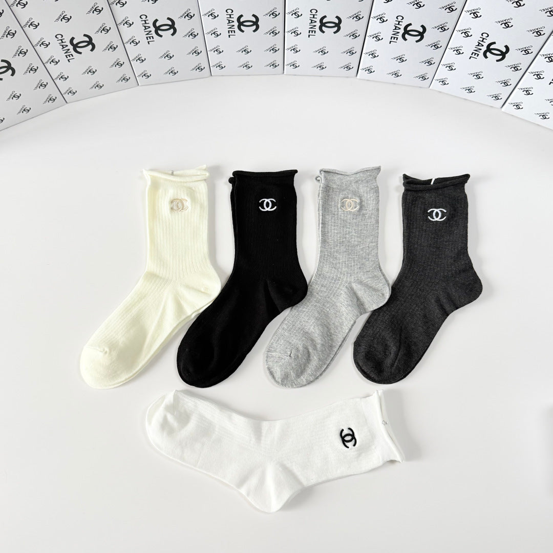 5-Pair Comfort Socks Set (1 BOX)-74