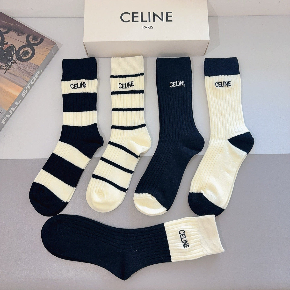5-Pair Comfort Socks Set (1 BOX)-81