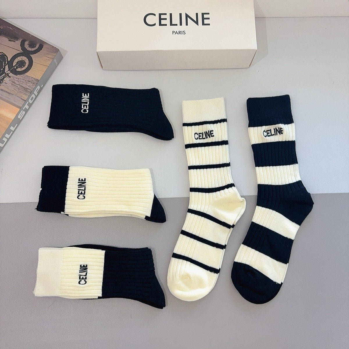 5-Pair Comfort Socks Set (1 BOX)-81