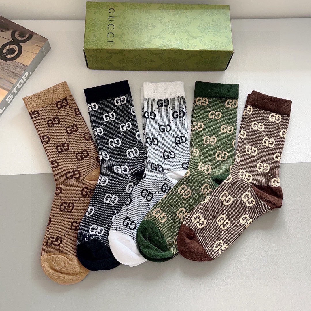 5-Pair Comfort Socks Set (1 BOX)-83