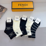 5-Pair Comfort Socks Set (1 BOX)-91