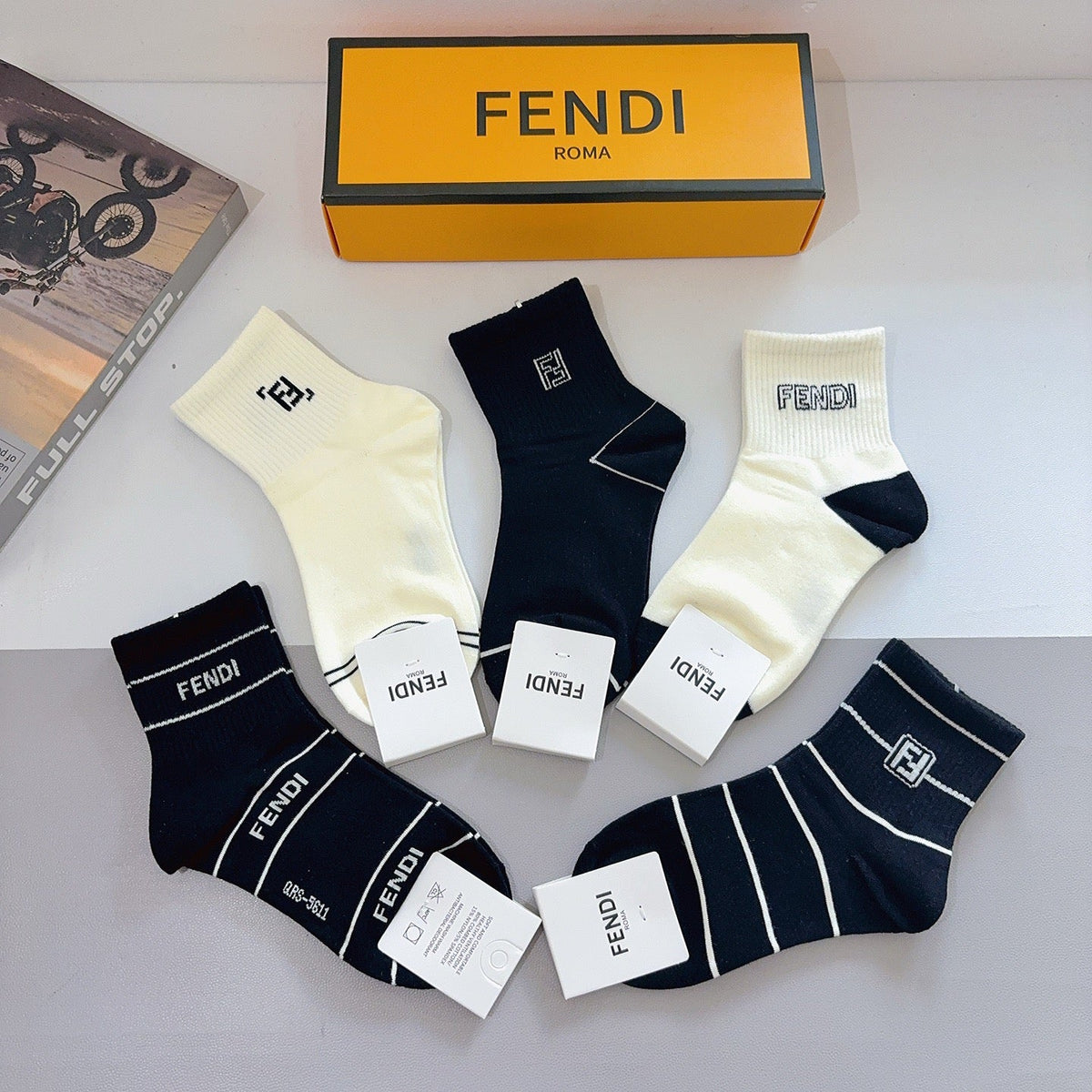 5-Pair Comfort Socks Set (1 BOX)-91