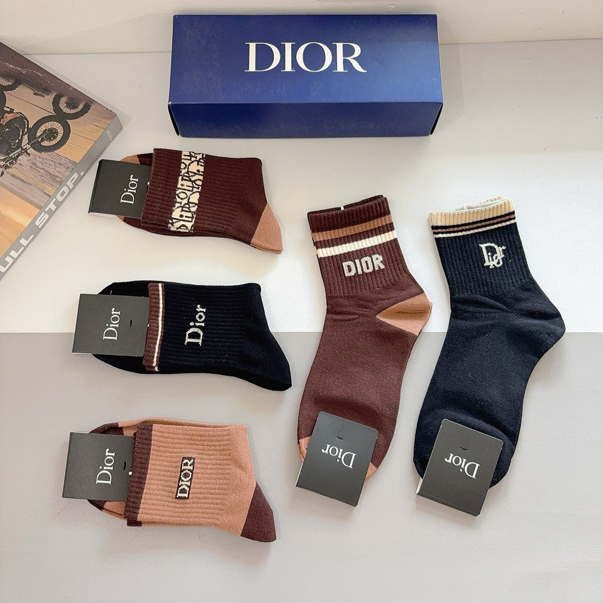 5-Pair Comfort Socks Set (1 BOX)-98