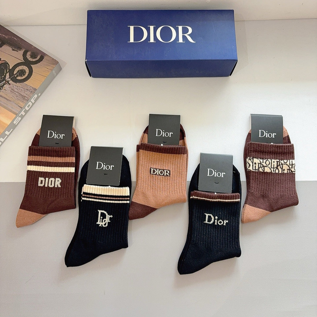 5-Pair Comfort Socks Set (1 BOX)-98