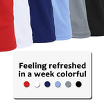 Men's Short Sleeve Polo Shirts – Moisture-Wicking, Stretch Knit, Tagless, Regular Fit for All-Day Comfort