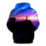 3D Graphic Printed Hoodies Cat