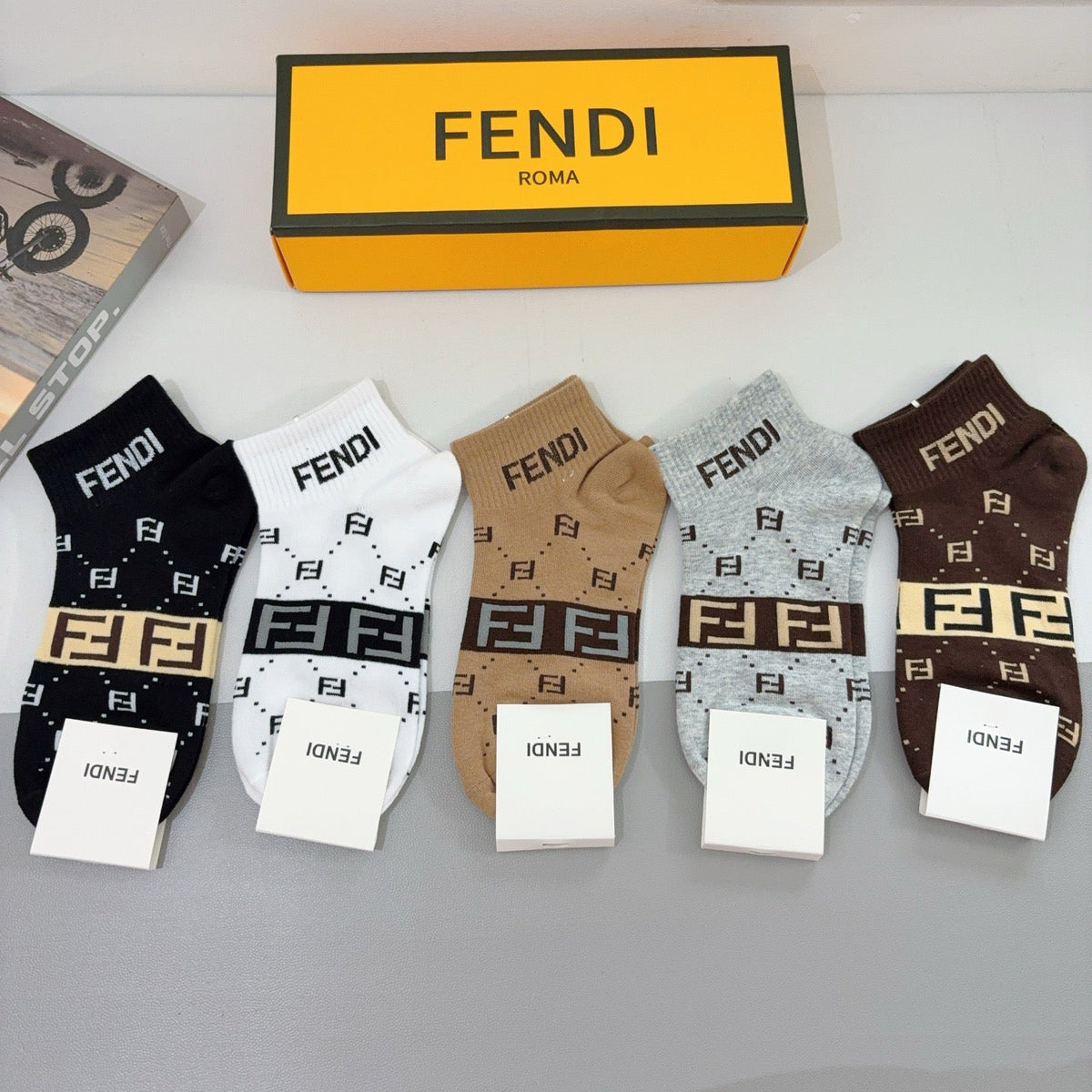 5-Pair Comfort Socks Set (1 BOX)-30
