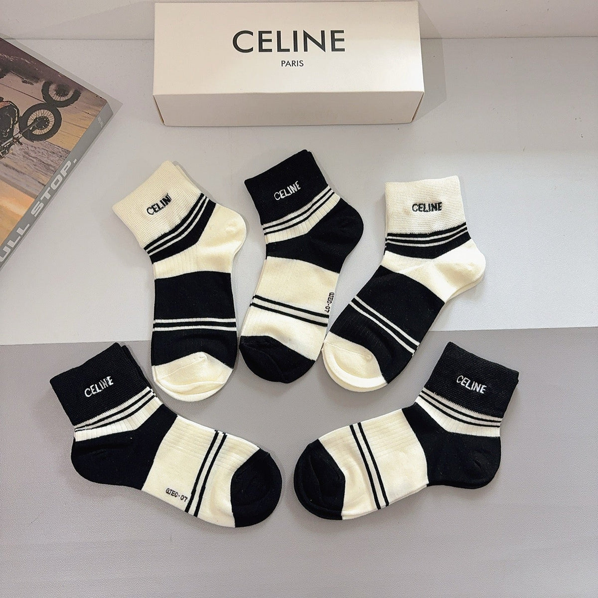 5-Pair Comfort Socks Set (1 BOX)-32