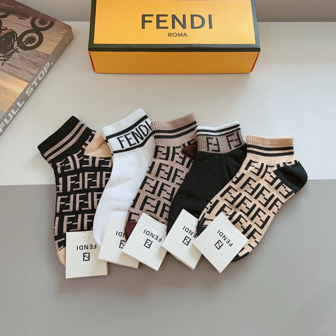 5-Pair Comfort Socks Set (1 BOX)-37