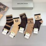 5-Pair Comfort Socks Set (1 BOX)-38