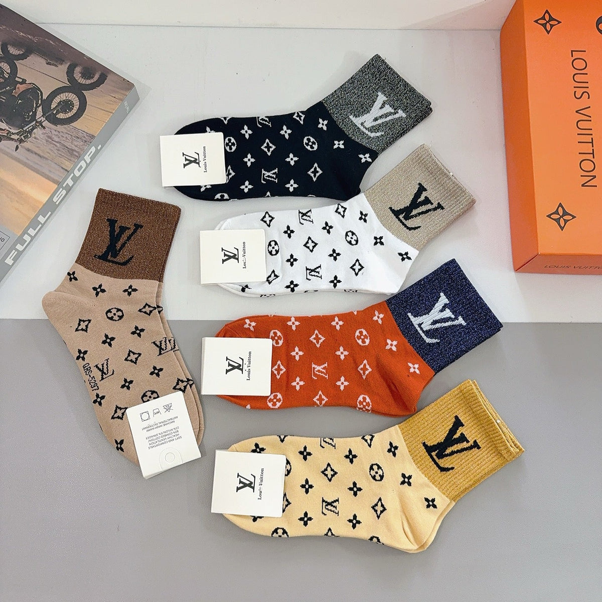 5-Pair Comfort Socks Set (1 BOX)-43