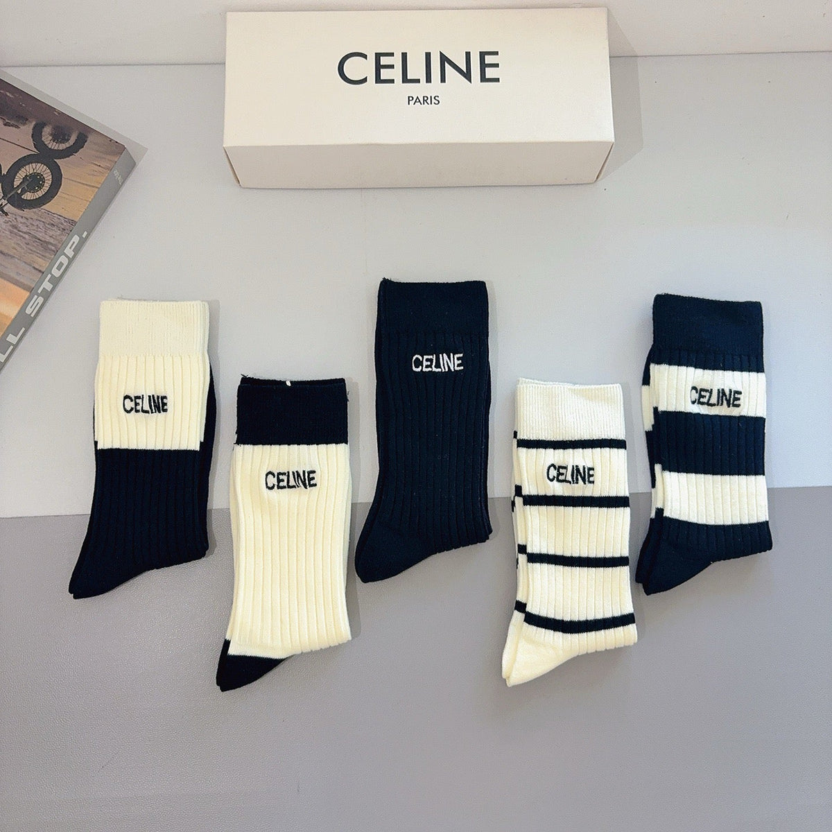 5-Pair Comfort Socks Set (1 BOX)-81