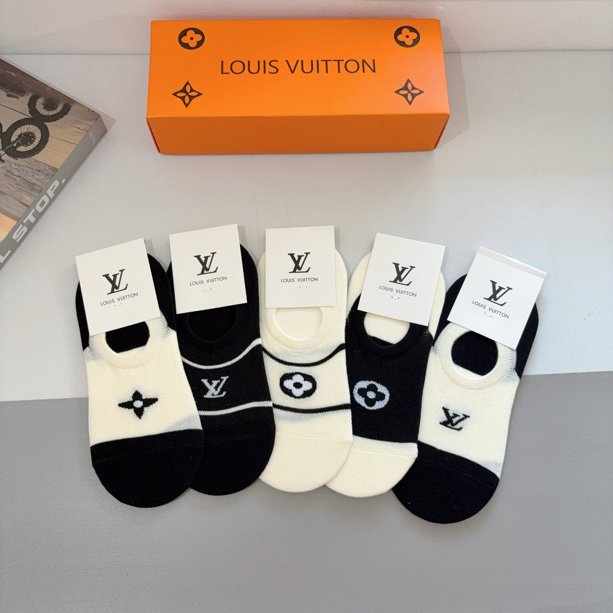5-Pair Comfort Socks Set (1 BOX)-84