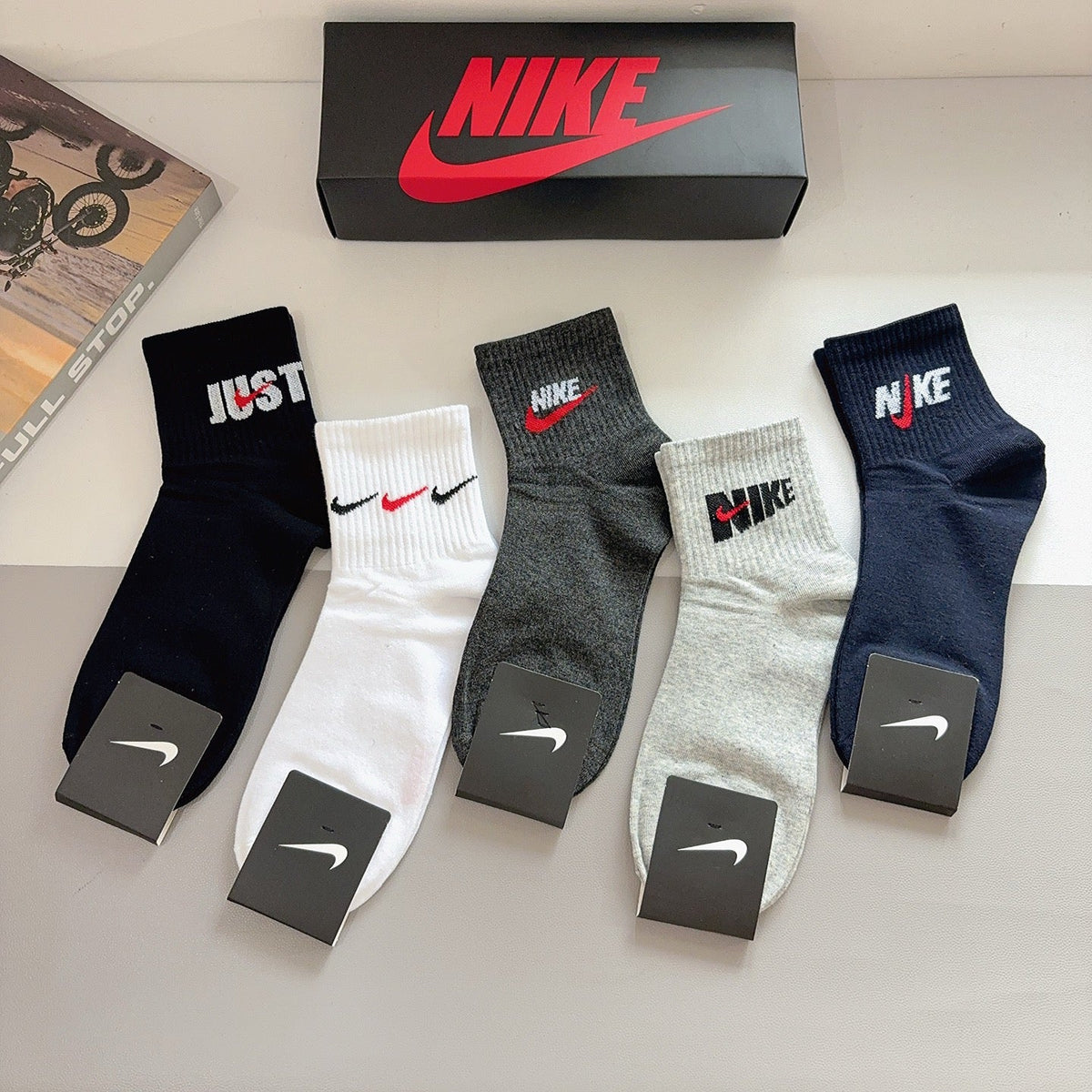 5-Pair Comfort Socks Set (1 BOX)-88