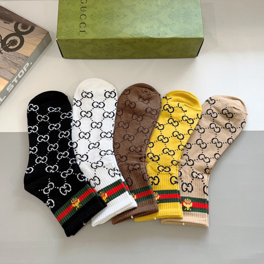 5-Pair Comfort Socks Set (1 BOX)-89
